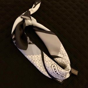 COACH 100% Silk Scarf